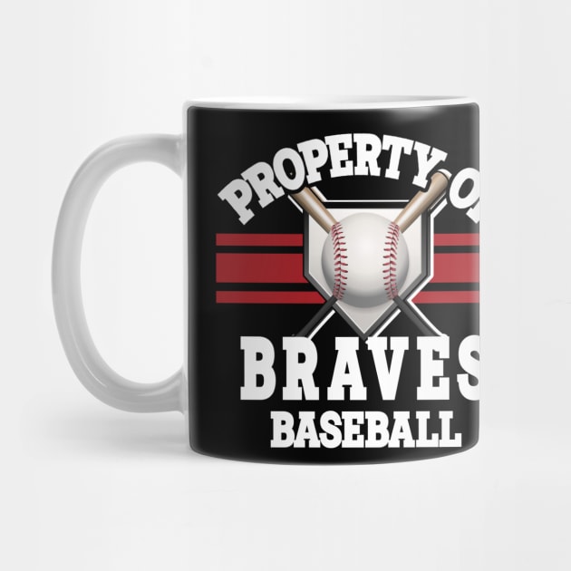 Proud Name Braves Graphic Property Vintage Baseball by WholesomeFood